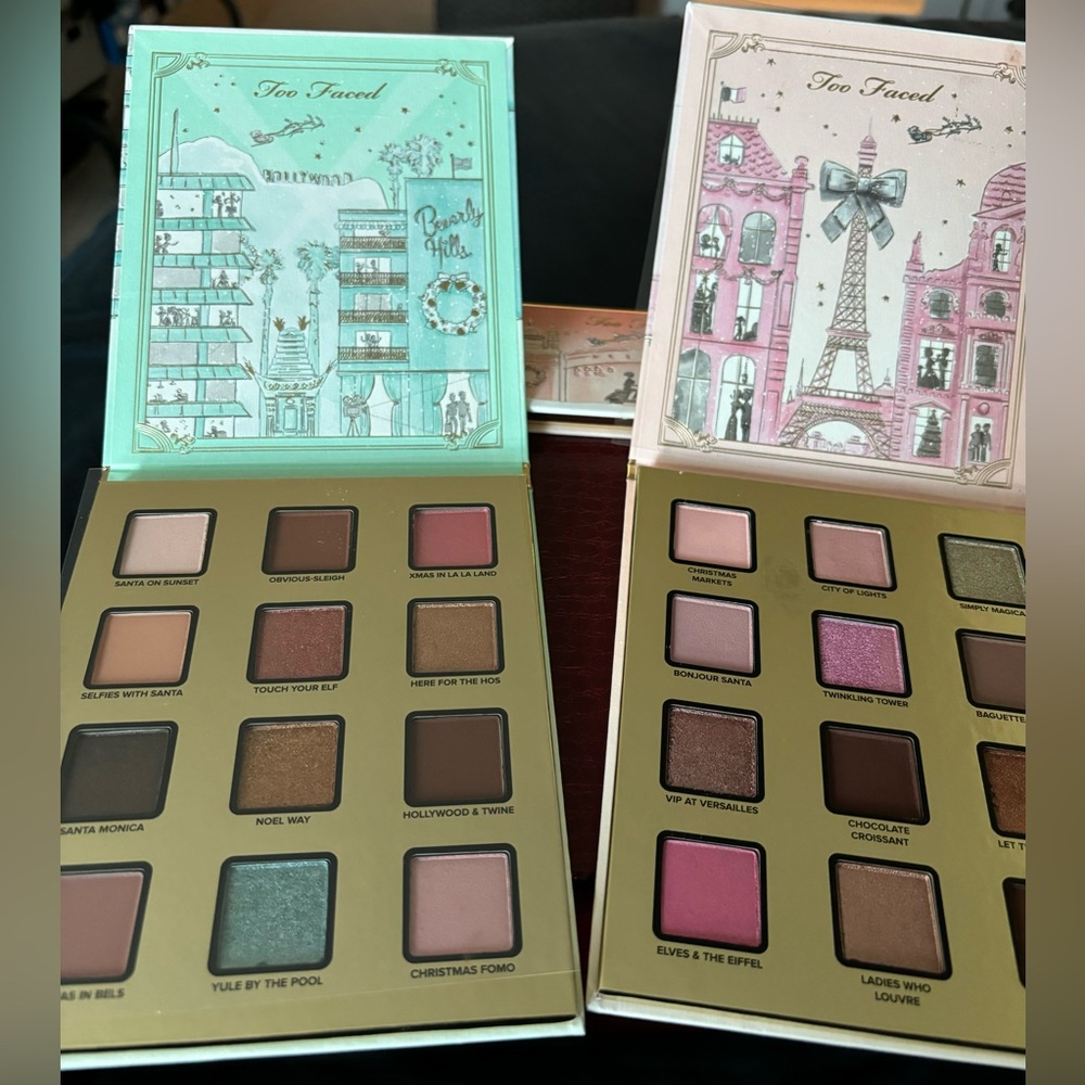 TOO FACED LIMITED EDITION: Christmas in Los Angeles and Christmas in Paris